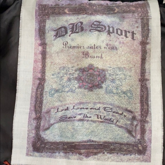 Heavily Embroidered DB Brand Coat - Picture 6 of 8